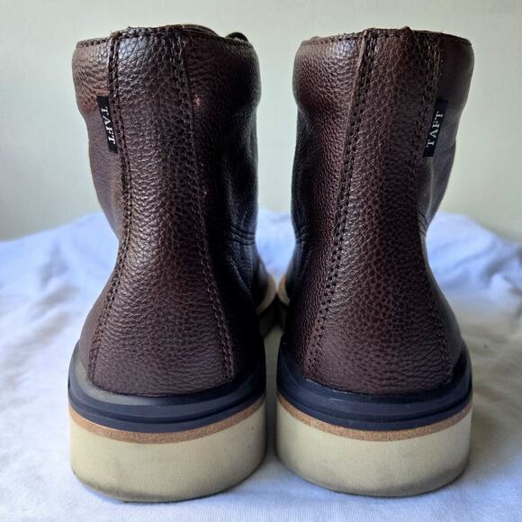 Taft 365 M004 Men's Lace Up Leather Ankle Boots Chili Brown Size 8 - Picture 3 of 8